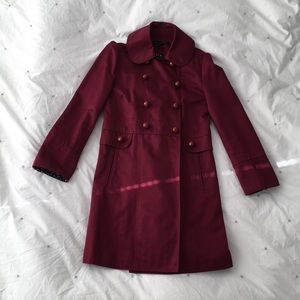 Marc by Marc Jacobs Cranberry Trench Coat